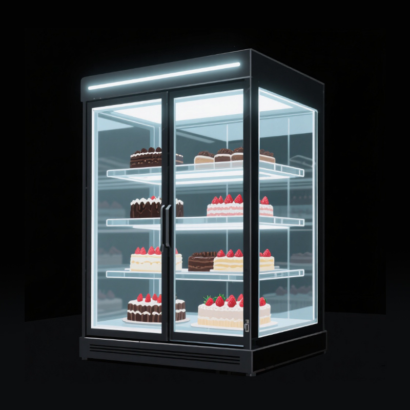 commercial cake display cabinet